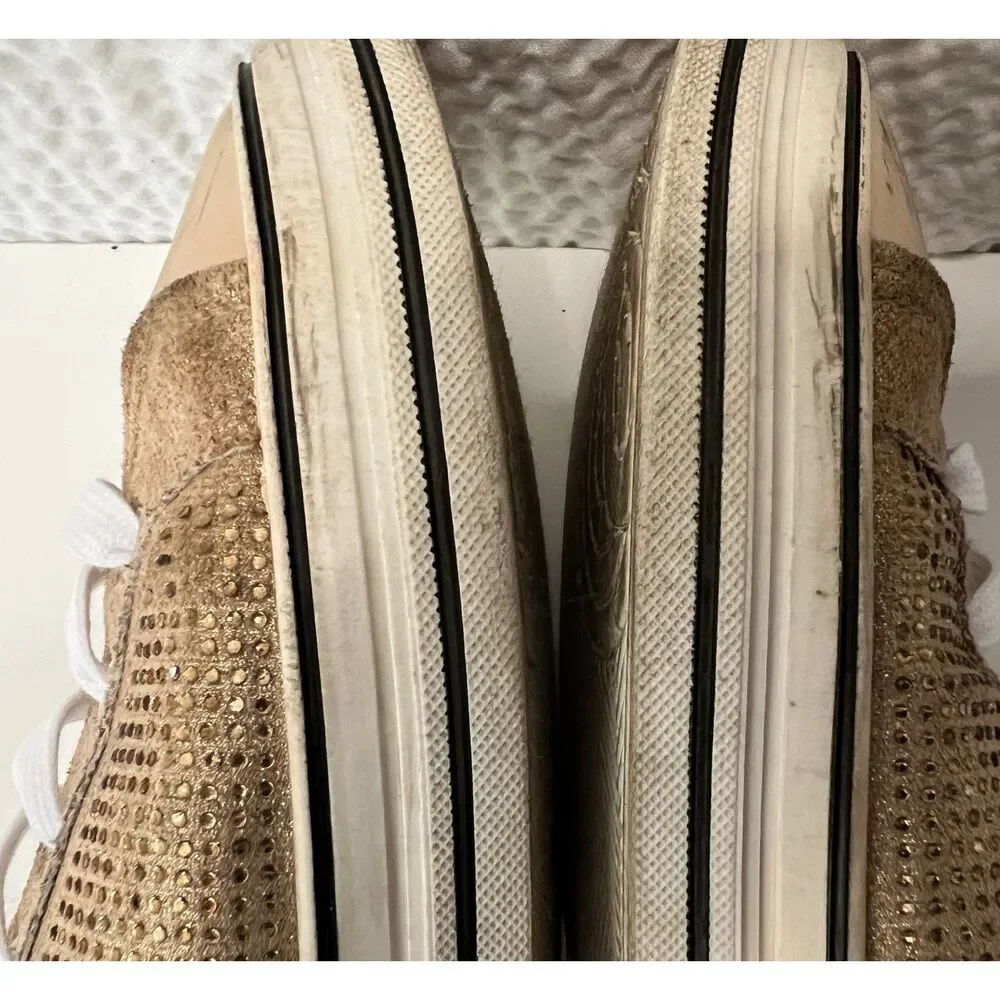 True Religion Addilyn rhinestone studded sneakers. Size 6.5